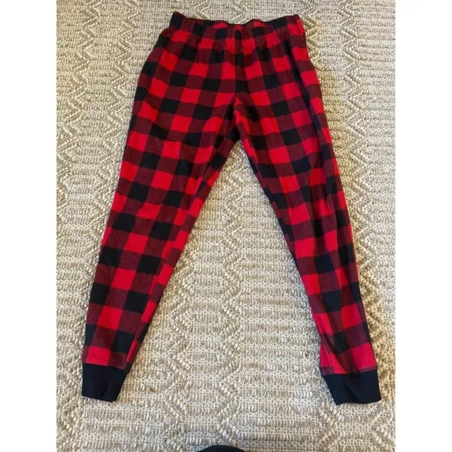 Women’s Pajama Pants Size Medium Black Red