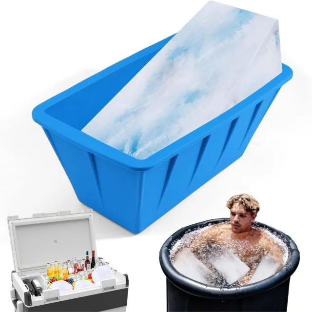 Silicone Freezer Trays Extra Large Soup Ice Cube Tray Food Freezing Molds 4  Gian