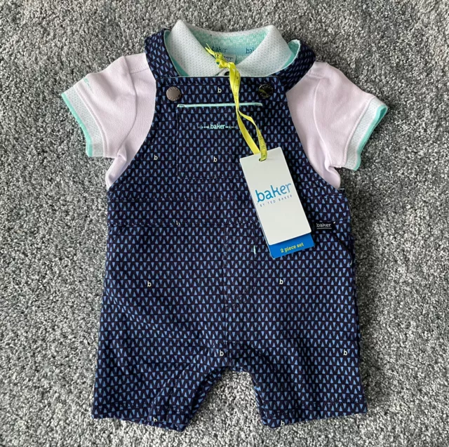 Ted Baker T-shirt bambino e set outfit - 3-6 mesi/68 cm nuova con etichette