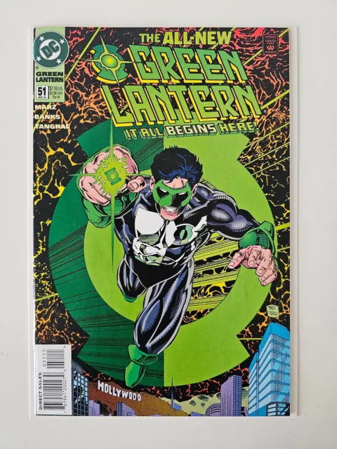 GREEN LANTERN #51 1994 May DC Comics VF/NM The All-New GL! It All Begins Here!