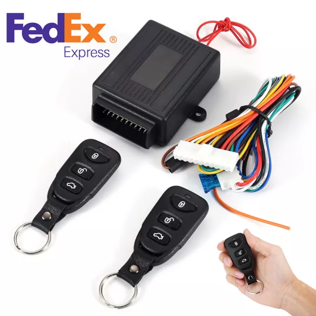 US Car Keyless Entry Remote Control Door Lock Security Alarm System Universal