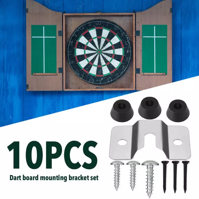 Dart Board Bracket Universal Fit Dartboard Wall Mounting Hanging Fixings Screws