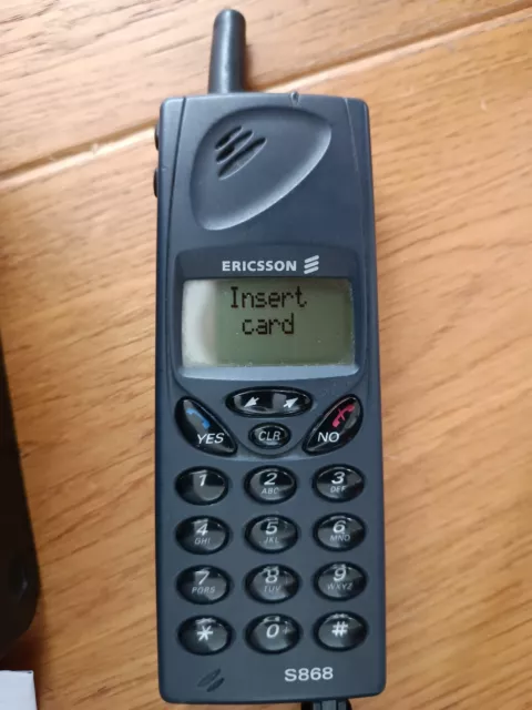Raro Ericsson S868 Telephono cellulare classico vintage