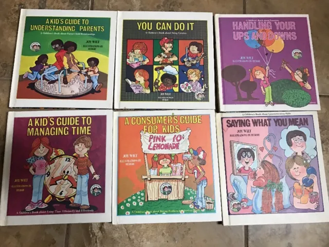 VTG LOT 6 Joy Wilt READY-SET-GROW & Survival Series Children's Books Hardcover