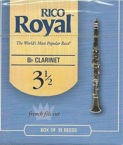RICO ROYAL - Boite de 10 anches - Clarinette - Force 3,5