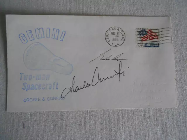 Gemini 5 Start CC original signiert Cooper,Conrad Space