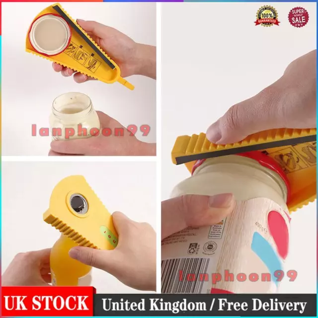 Creative Multi-Function Bottle Jar Opener Easy Grip Lid Bottle Opener UK