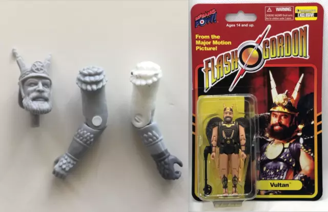 Bif Bang Pow Flash Gordon Vultan 3.75" Action Figure Resin Prototype Mattel Bif Bang Pow Flash Gordon Vultan 3.75" Action Figure Resin Prototype Mattel