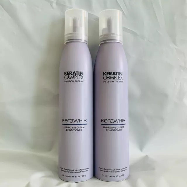 2x Keratin Complex Infusion Therapy Kerawhip Hydrating Cream Conditioner 8.5 oz