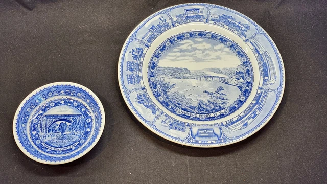 B&O Railroad Centenary Dining Car China Plate & 5" Small Bowl