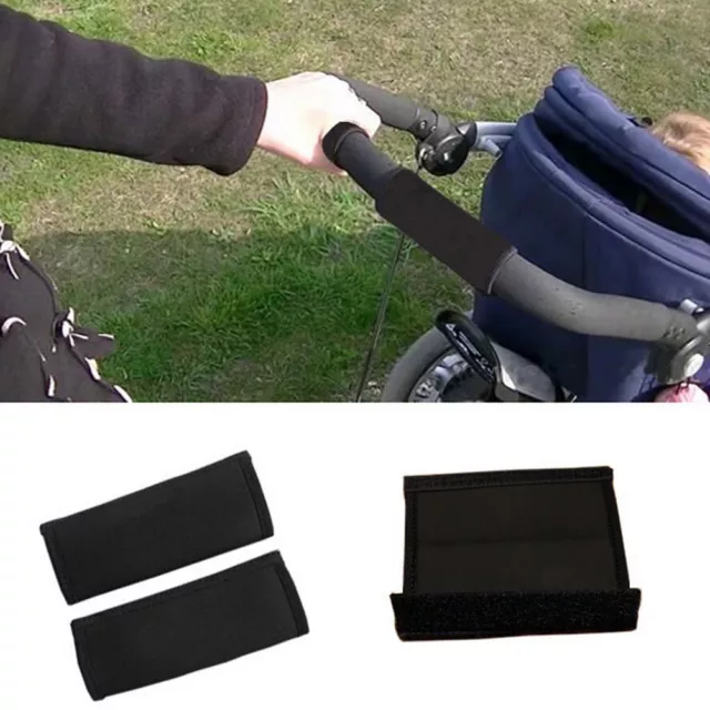 2X Stroller Grip Cover Skid Resistance Wheelchairs Handle Protector Co GwJCyuQZ 2