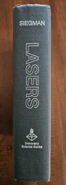 Lasers Hardcover Book 1986 Anthony Siegman