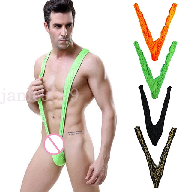 MEN BORAT STYLE Sexy Mankini Beach Swimming Thong Underwear Bodysuit MEN BORAT STYLE Sexy Mankini Beach Swimming Thong Underwear Bodysuit