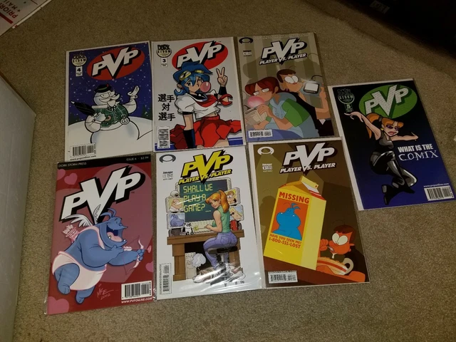 PVP Player vs. Player Comics 2001 Lot of 7 near mint comic books Kurtz