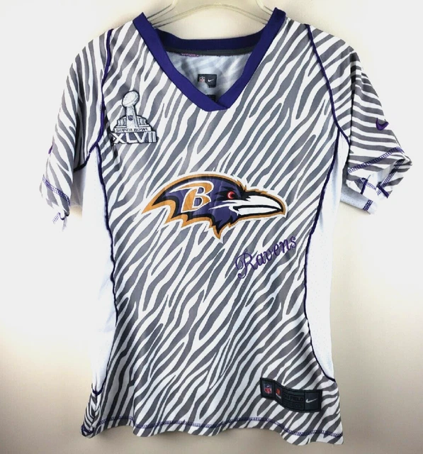 Baltimore Ravens Womens XL print Jersey Torrey Smith 82 Size XL Superbowl XLVII