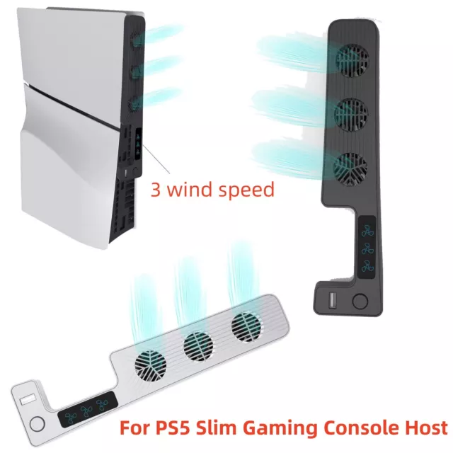 FOR PS5 SLIM Console Optical Digital Edition External Cooling Fan Cooler  Game $24.11 - PicClick AU