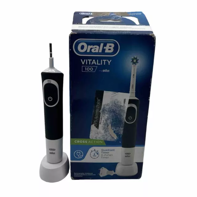 Oral-B Vitality 100 Elektrische Zahnbürste - Weiß/Schwarz / defekt