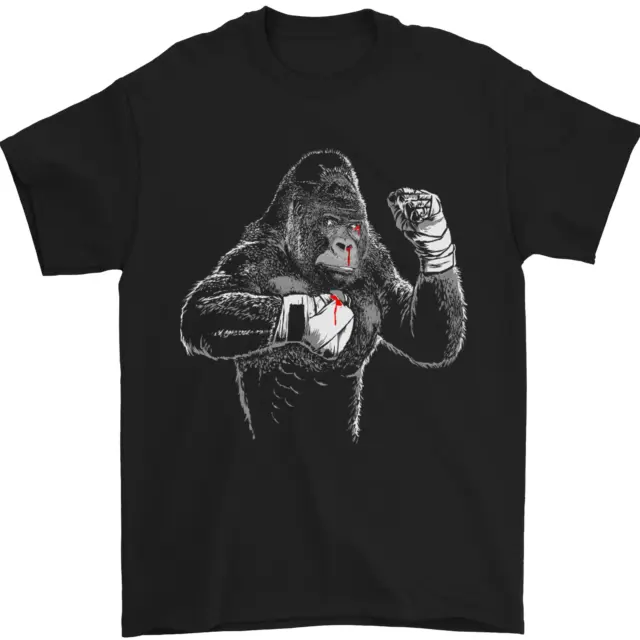 T-shirt boxer da uomo pugilato gorilla MMA arti marziali miste 100% cotone
