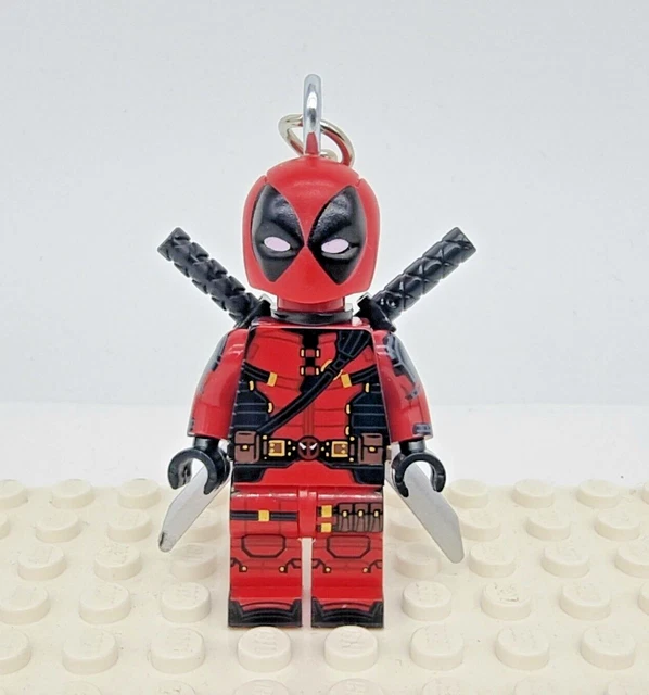 DEADPOOL MINIFIGURE KEYCHAIN custom fits lego keyring brand new 3.50 PicClick UK
