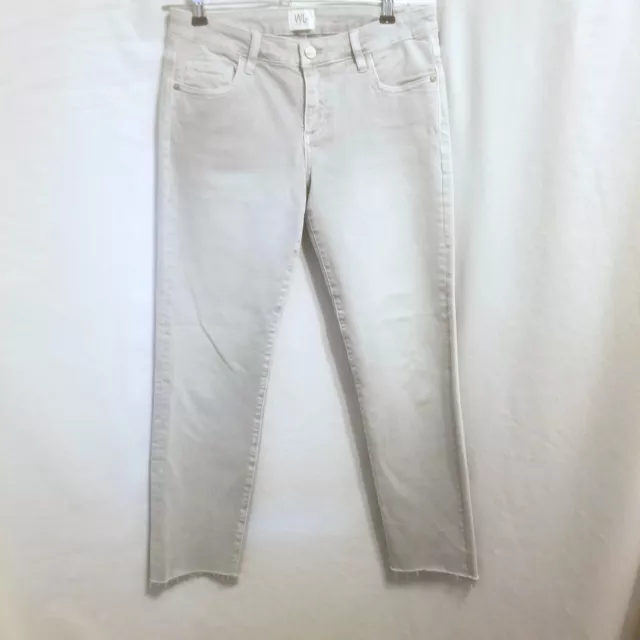 Wash Lab Denim Jeans Gray SAMPLE 28  Waist Lila Boyfriend Cropped Skinny