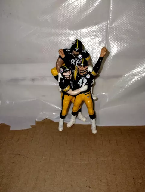 Rare Pittsburgh Steelers Team Celebration Christmas Ornament Polamalu, Big Ben.