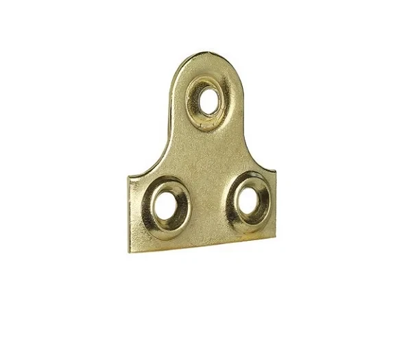 Quadro 19 Mm Piastre In Vetro Specchio - Placcato Ottone - Telaio Sicuro Fissaggio Da Appendere