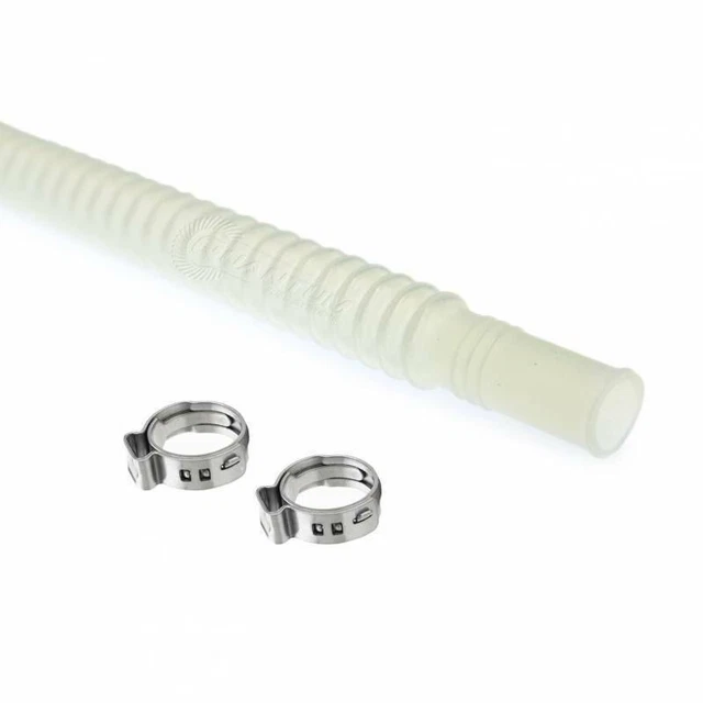 Convoluted Fuel Tube Hose Submersible 8mm x 300mm E85 Safe