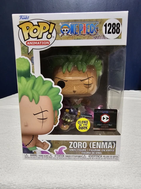 Funko Pop One Piece Roronoa Zoro #327 Kody Trading Glow in the Dark Ex –  Animetasia