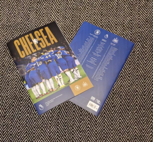 Chelsea v Newcastle United PREMIER LEAGUE Official Programme 11/3/2024 IN STOCK!