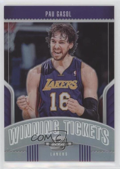 2018-19 Panini Contenders Optic Winning Tickets Prizms Pau Gasol #7 HOF