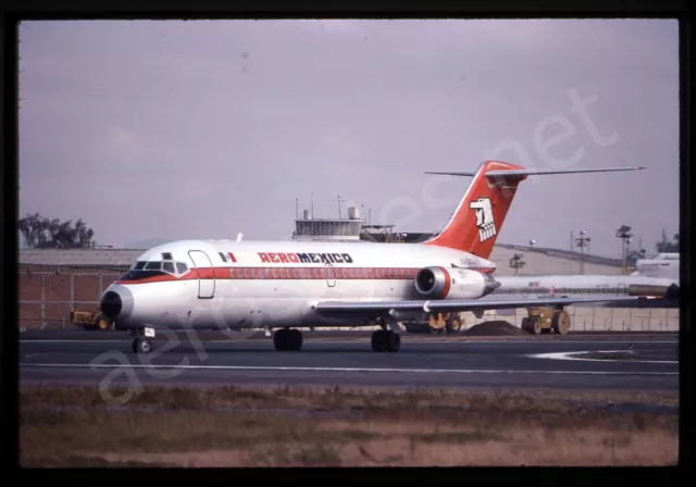 Aeromexico Douglas DC-9-15 XA-GOJ Dec 77 Kodachrome Slide/Dia
