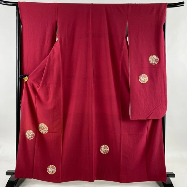 Japanese Kimono Furisode Pure Silk Traditional Japanese Handball Game embroidery