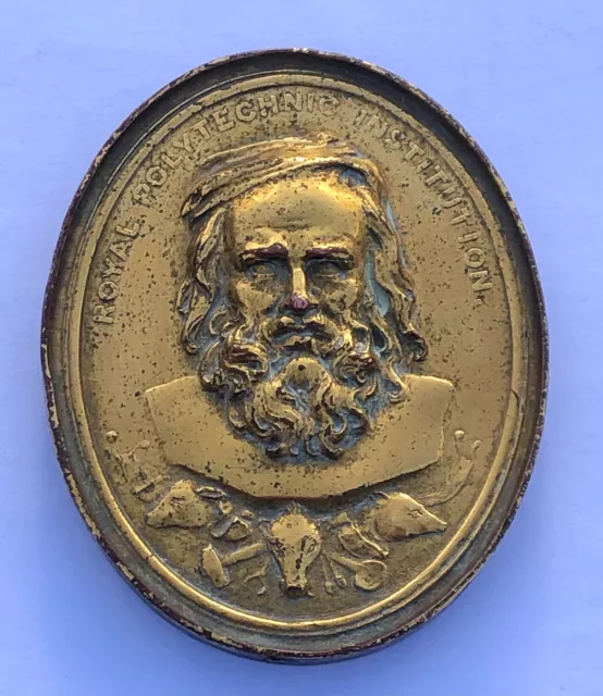 Large Antique Royal Polytechnic Institution Vulcan Medal