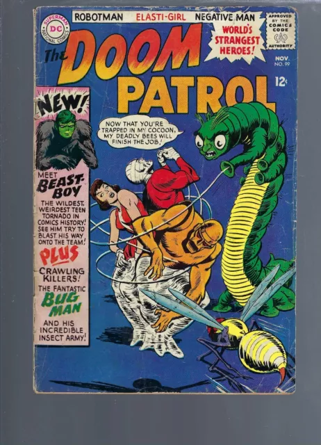 Doom Patrol  99 - 1St Beast Boy -  1964 Series - Silver Age  Dc Comics
