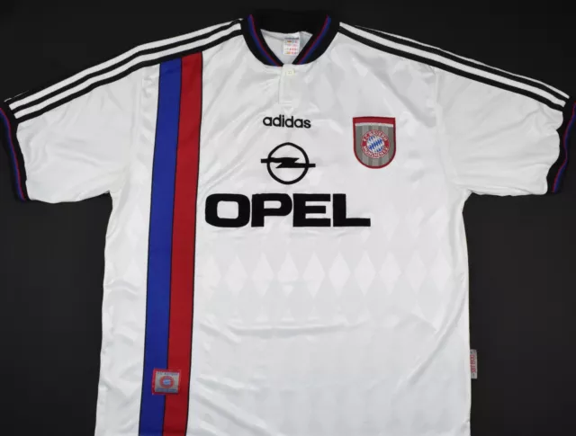 1995-1997 Bayern Munich Adidas Away Football Shirt (Size Xl)