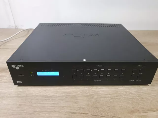 Triax HMX 884LP4K - 8x8 HDBaseT Matrix