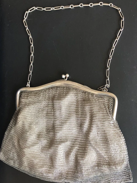 Sac Bourse Ancien En Peau De Serpent – Années 50 – Artisanat – Original