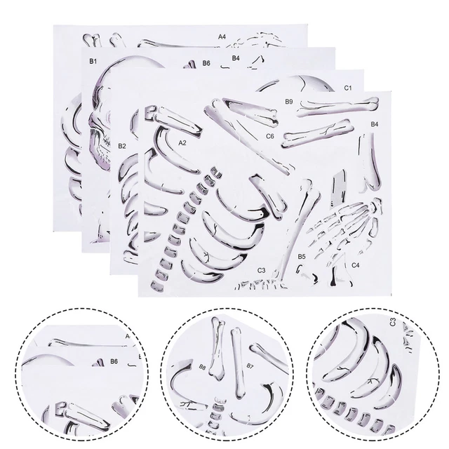 4 Piezas Pinzas de Pared de Halloween Pegatinas Desmontables