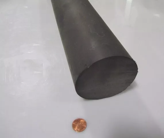 Neoprene Rod, 75A, Black 3 1/2" Dia. x 36" Length