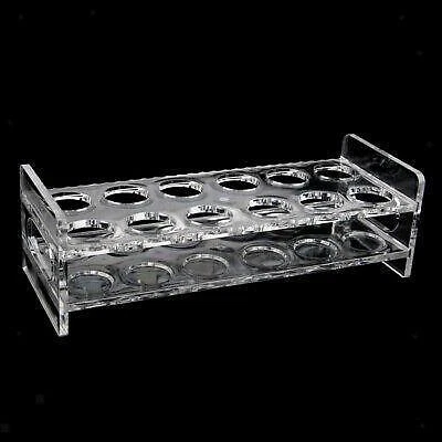 12-Hole Clear Acrylic Drinks Cup Tray Holder Rack