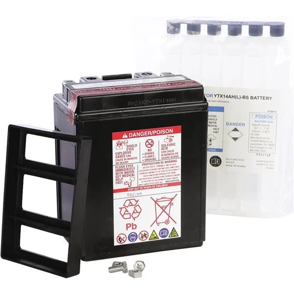 Yuasa YUAM62H4A High Performance Maintenance Free Battery - YTX14AH-BS