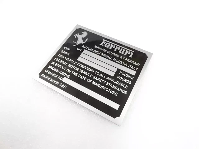 Support de Plaque Avant Ferrari California (80909100