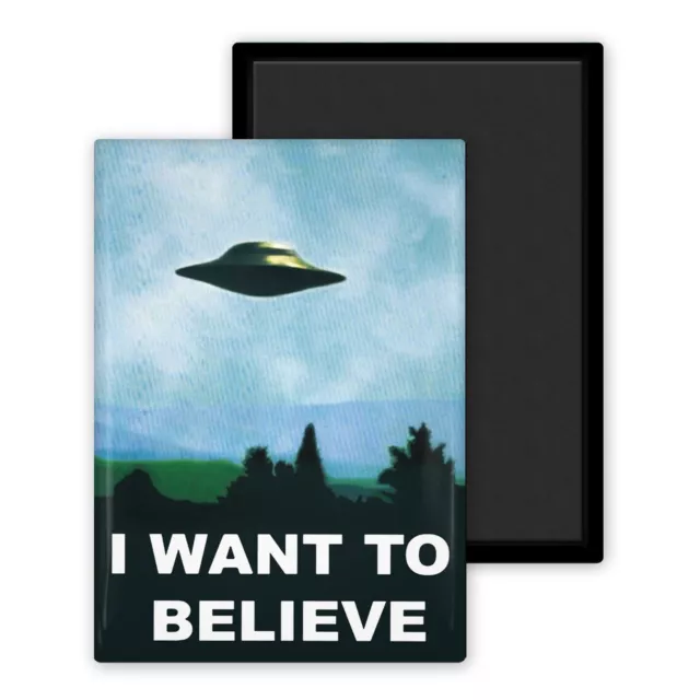 X-Files I Want To Believe Affiche Film Cinéma-Magnet Frigo 54x78mm personnalisé