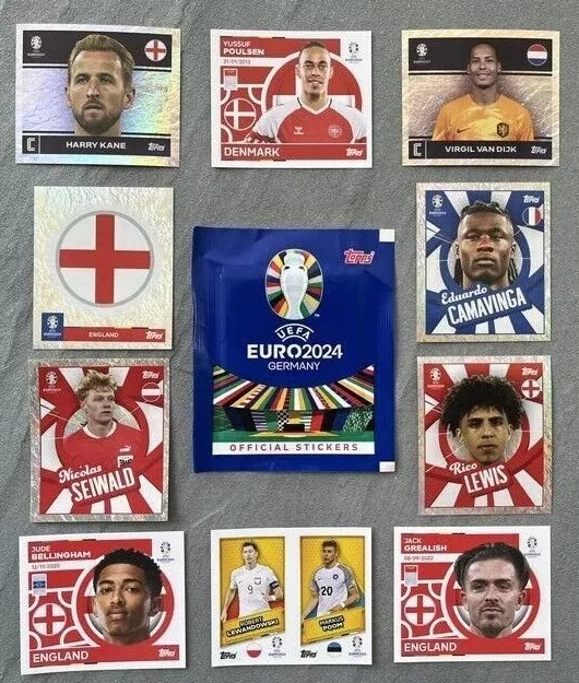TOPPS UEFA EURO 2024 Germany Group C / D Sticker Choose individual sticker 2/3 2.16 PicClick AU