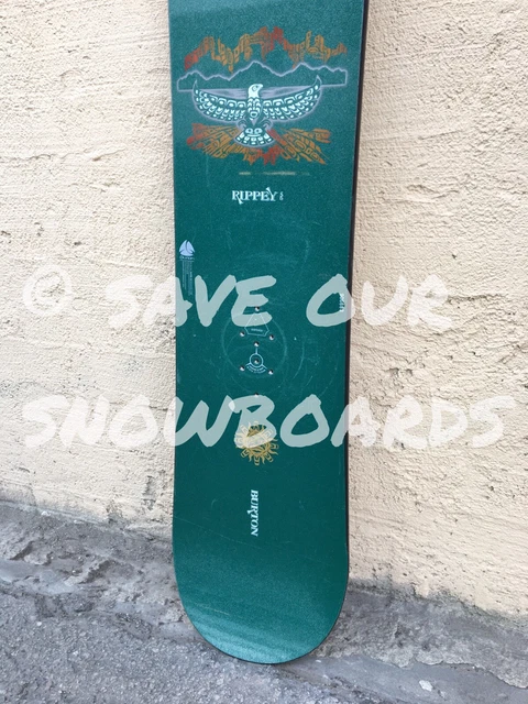 1999 VINTAGE BURTON Jim Rippey 56 156 snowboard $349.00