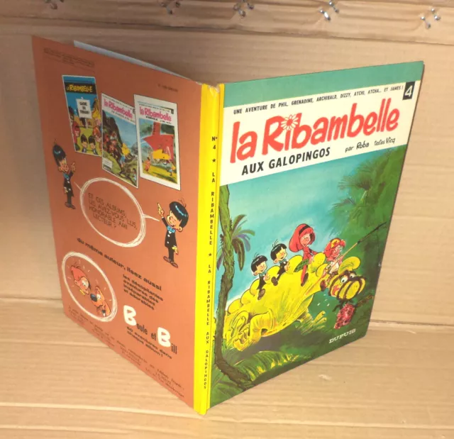 N°4 E.O. La ribambelle "Aux Galopingos !"dos rond 1968 de Roba TBE