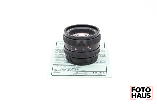 *READ* Carl Zeiss Planar 50mm f/1.7 Lens Contax/Yashica Mount SLR 0420