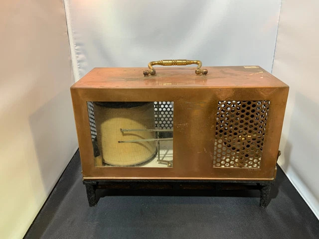 Antique Short & Mason London Copper Barograph