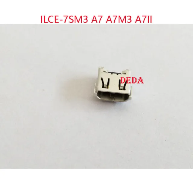 2 piezas Nuevo Conector Micro HDMI para Cámara Sony ILCE-7SM3 A7M3 A7II