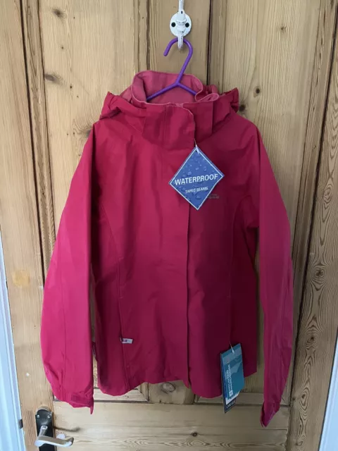 Mountain Warehouse Girls Pink Hooded Coat Age 9-10 Years New With Tags